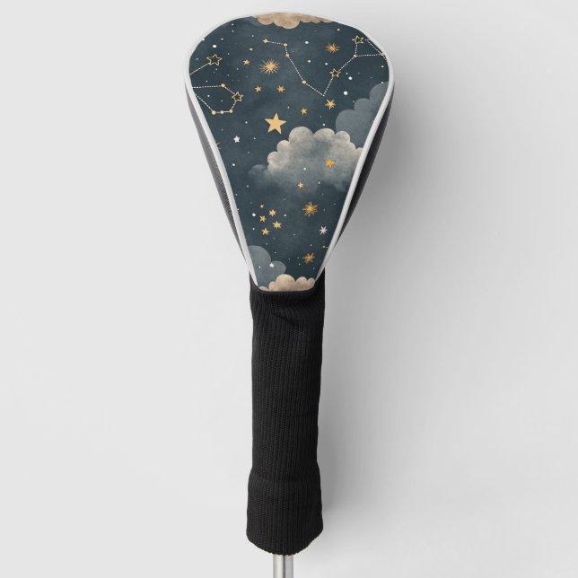 Celestial Constellation Star Pattern (5) Golf Head Cover (Front)