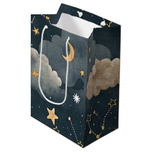 Celestial Constellation Star Pattern (5) Medium Gift Bag
