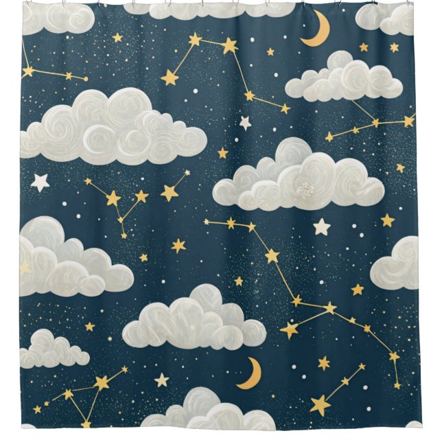 Celestial Constellation Star Pattern (6) (Front)