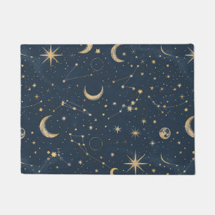 Celestial Constellation - Starry Night (1) Doormat