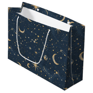 Celestial Constellation - Starry Night (1) Large Gift Bag