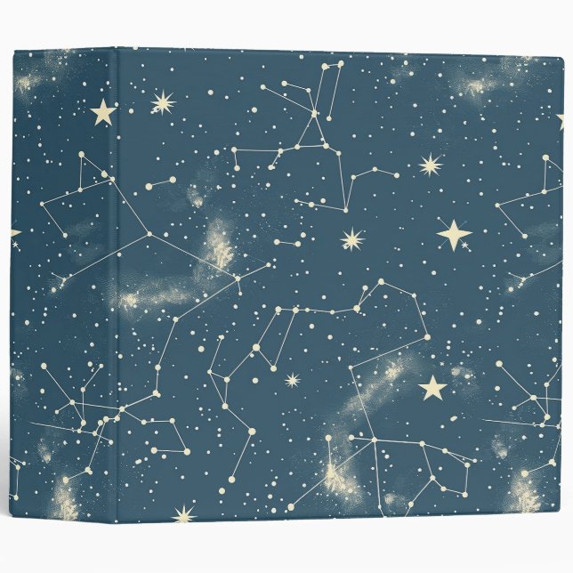 Celestial Constellation - Starry Night (2) Binder (Front/Spine)