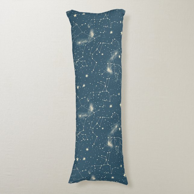 Celestial Constellation - Starry Night (2) Body Pillow (Front Vertical)