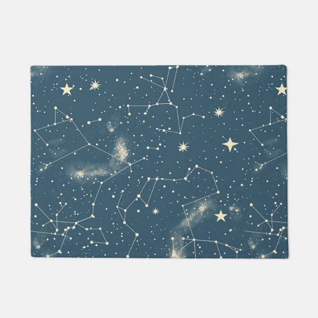 Celestial Constellation - Starry Night (2) Doormat (Front)
