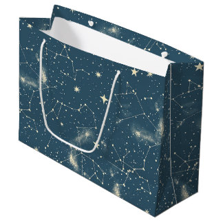 Celestial Constellation - Starry Night (2) Large Gift Bag