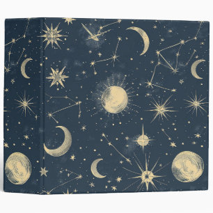 Celestial Constellation - Starry Night (3) Binder