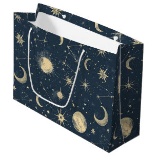 Celestial Constellation - Starry Night (3) Large Gift Bag