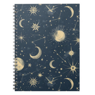 Celestial Constellation - Starry Night (3) Notebook