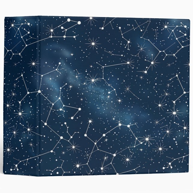 Celestial Constellation - Starry Night (4) Binder (Front/Spine)