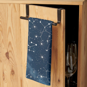 Celestial Constellation - Starry Night (4) Kitchen Towel