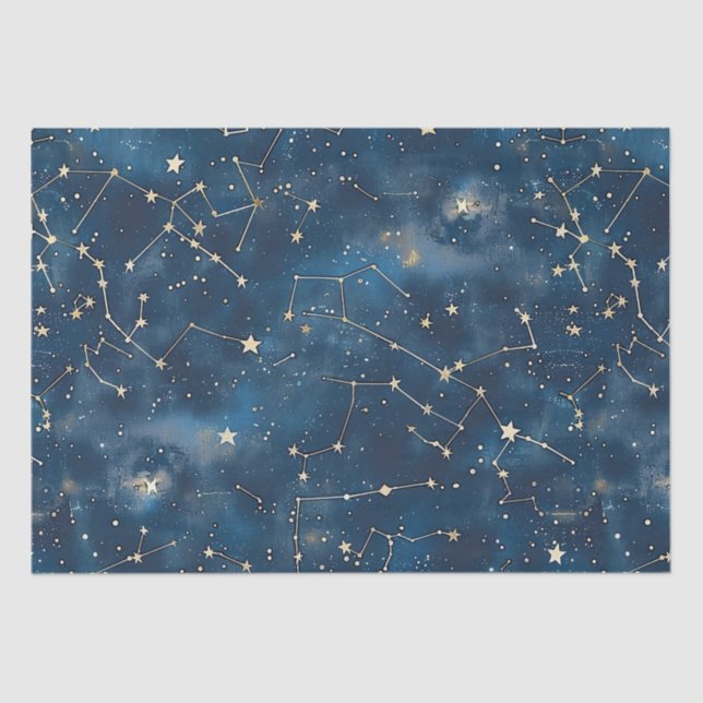 Celestial Constellation - Starry Night (6) Tissue Paper (Front)