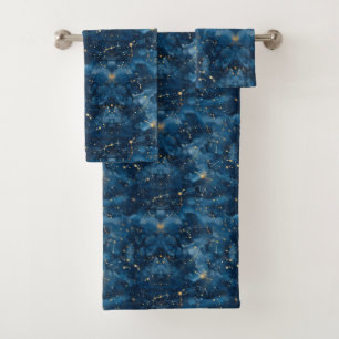 Celestial Constellation - Starry Night (7) Bath Towel Set