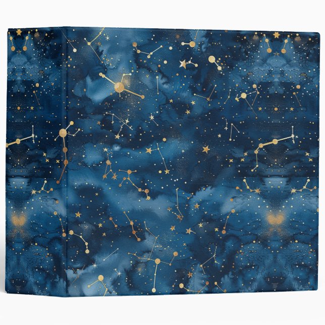 Celestial Constellation - Starry Night (7) Binder (Front/Spine)