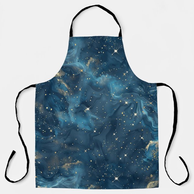 Celestial Constellation - Starry Night (8) Apron (Front)
