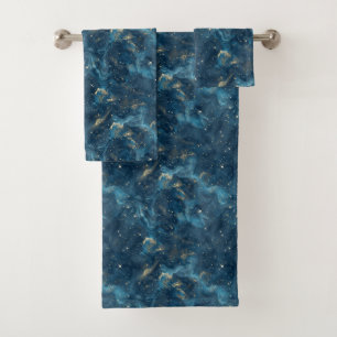 Celestial Constellation - Starry Night (8) Bath Towel Set