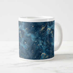Celestial Constellation - Starry Night (8) Large Coffee Mug
