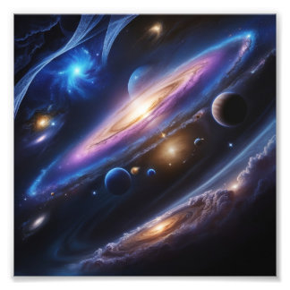 celestial convergence photo print