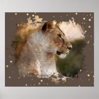 *~* Celestial Cosmic Art AP23 Artistic LIONESS 