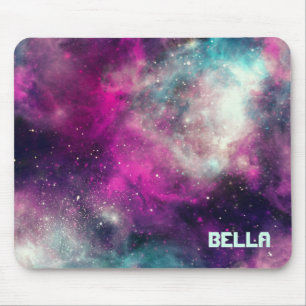 Celestial Cosmic Galaxy Pattern Mouse Pad