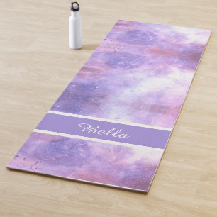 Celestial Cosmic Galaxy Pattern Yoga Mat