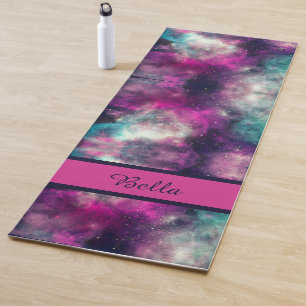 Celestial Cosmic Galaxy Pattern Yoga Mat