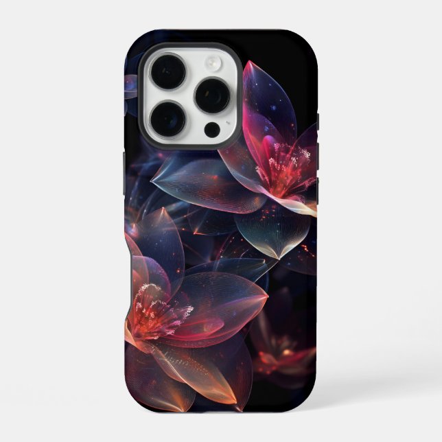 Celestial Cosmic Lotus Bloom iPhone Case (Back)