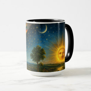 Celestial Cosmos Derived From Flammarion Engraving Mug