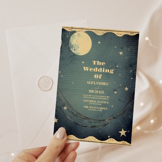 Celestial Crescent Moon Invitation (Creator Uploaded)