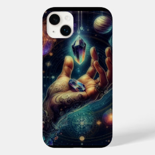 Celestial Crystal in the Palm Galaxy Spacy  Case-Mate iPhone 14 Plus Case