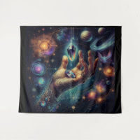 Celestial Crystal in the Palm Galaxy Spacy 