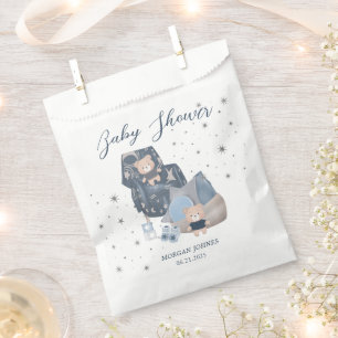 Celestial Cute Bear Stars Baby Shower Favour Bag