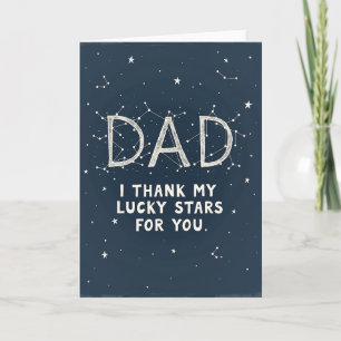 Celestial Dad Stars Card