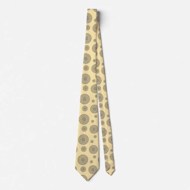 Celestial Day Men's Neck Tie (Front)