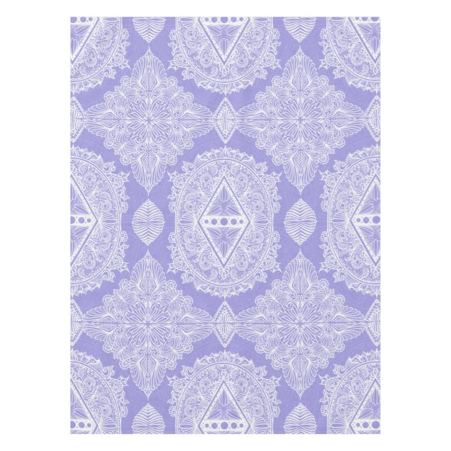 Celestial Diamond Mandala Tablecloth (Front)