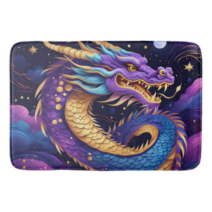 celestial dragon bath mat
