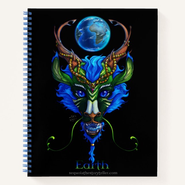 Celestial Dragon; Earth: notebook (Front)