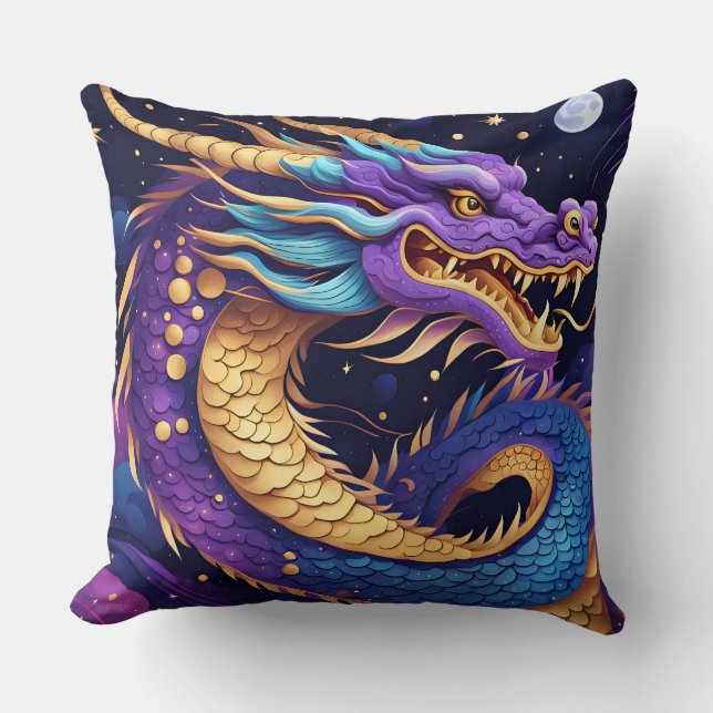 celestial dragon pillow (Front)