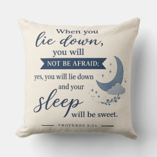 Celestial Dream - Proverbs 3:24 Throw Pillow