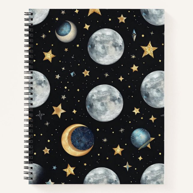 Celestial Dreams Spiral Notebook (Front)
