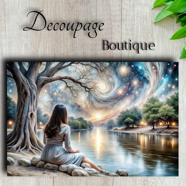 Celestial Dreams Starlit Reverie Decoupage Tissue Paper (Celestial Dreams Starlit Reverie Decoupage Tissue Paper)