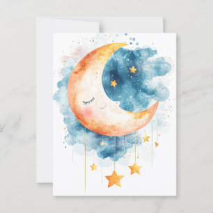 Celestial Dreams Watercolor Postcard