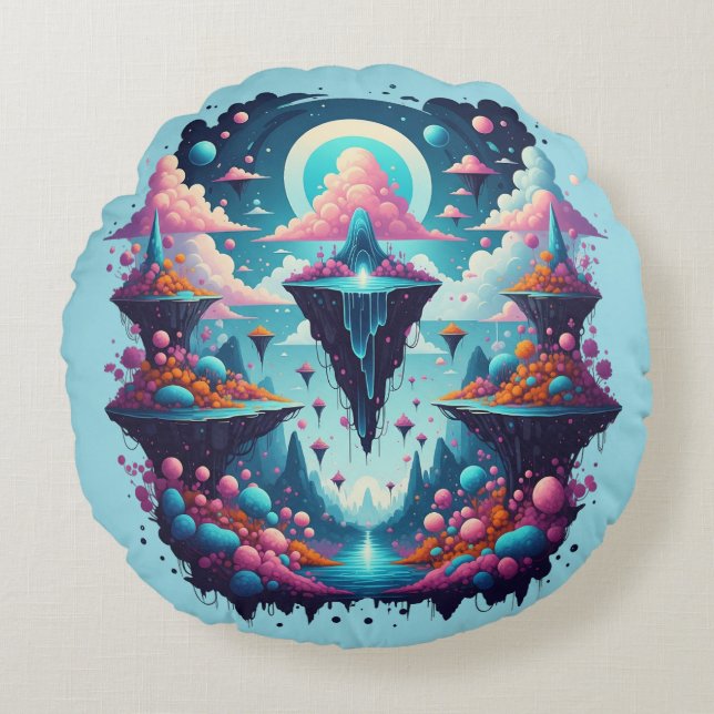  Celestial Dreamscape Pillow (Front)