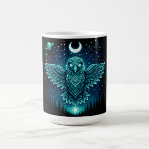 Celestial Eagle – Stellar Freedom Wildlife Galaxy  Coffee Mug