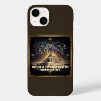 Celestial Egypt Sphinx Pyramids Galaxy Poster