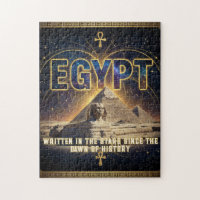 Celestial Egypt Sphinx Pyramids Galaxy Poster