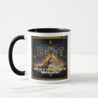 Celestial Egypt Sphinx Pyramids Galaxy Poster