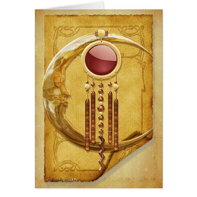 Celestial Elegance 3D New Age BLANK Stationary (Front)