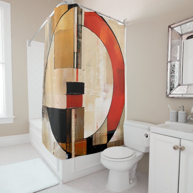 Celestial Elegance: Abstract Exploration in Beige (In Situ)