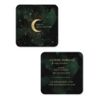 Celestial Emerald Crescent Moon