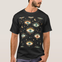 Celestial Evil Eye Pattern – Boho Mystical Moon